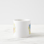 Anime Donut Delights beroemd gemaakt door Tom, Jer Espresso Kop (Voorkant)