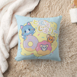 Anime Donut Delights beroemd gemaakt door Tom, Jer Kussen