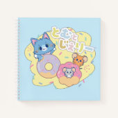 Anime Donut Delights beroemd gemaakt door Tom, Jer Notitieboek (Voorkant)
