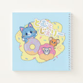 Anime Donut Delights beroemd gemaakt door Tom, Jer Notitieboek (Achterkant)