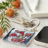 Anime Draak Tokio Sleutelhanger (Voorkant Rechts)