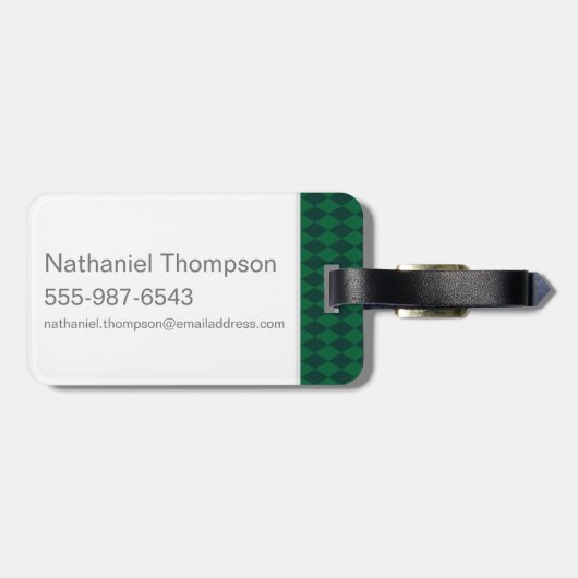 Anime Draco Malfoy Bagagelabel (Achterkant horizontaal)