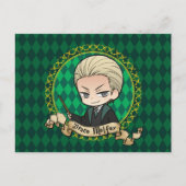 Anime Draco Malfoy Briefkaart (Voorkant)