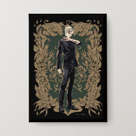 Anime Draco Malfoy  Lijst Button (Voorkant)