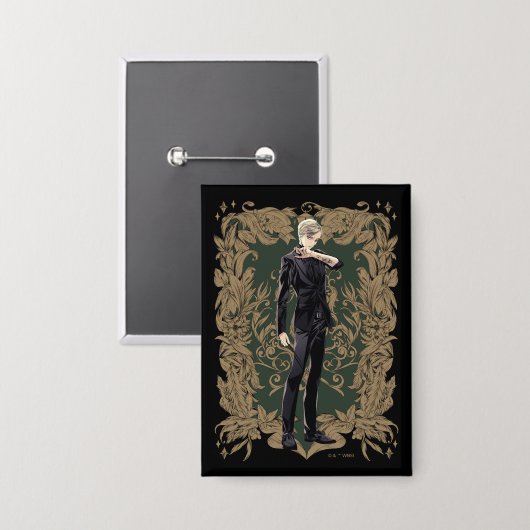 Anime Draco Malfoy Lijst Button (Voorkant / Achterkant)