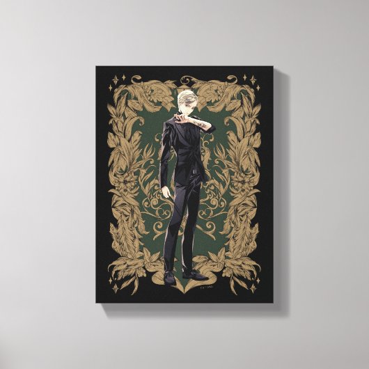 Anime Draco Malfoy  Lijst Canvas Afdruk (Voorkant)