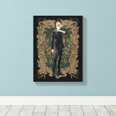 Anime Draco Malfoy  Lijst Canvas Afdruk (Insitu (Houten vloer))