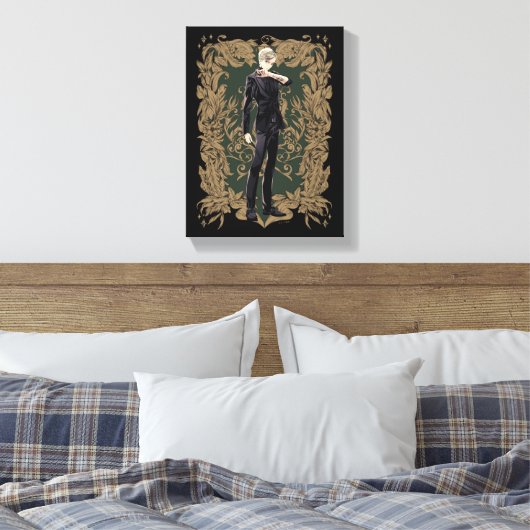Anime Draco Malfoy Lijst Canvas Afdruk (Insitu (Slaapkamer))