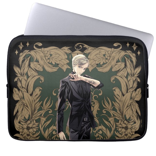 Anime Draco Malfoy  Lijst Laptop Sleeve (Voorkant)