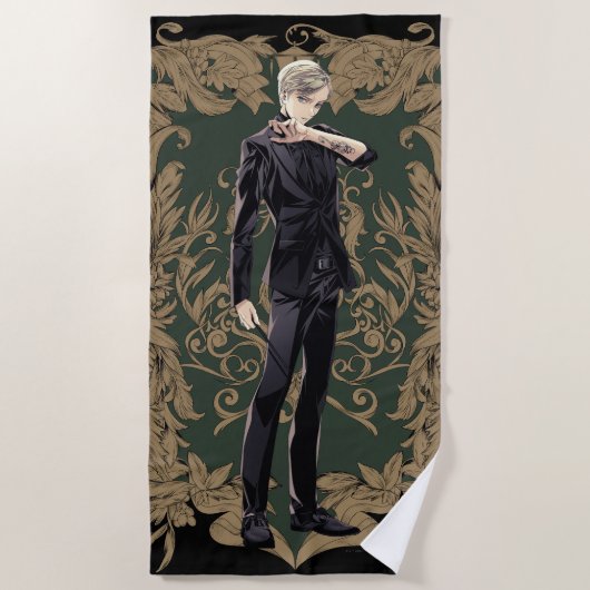 Anime Draco Malfoy  Lijst Strandlaken (Voorkant)