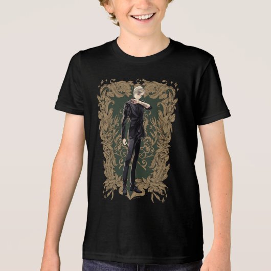 Anime Draco Malfoy  Lijst Tri-Blend Shirt (Voorkant)