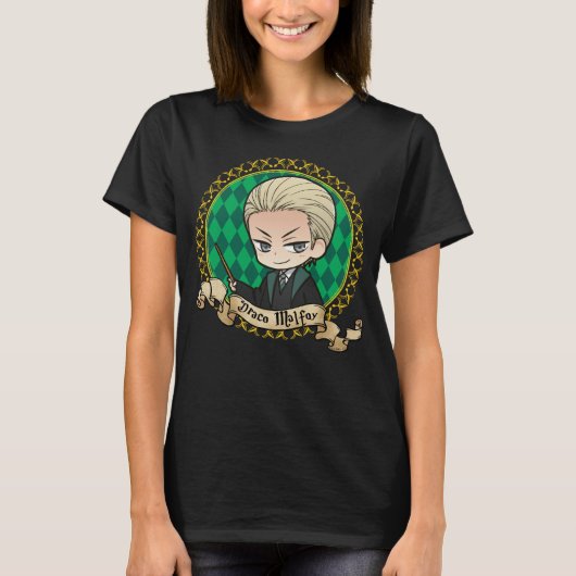 Anime Draco Malfoy Portrait T-shirt (Voorkant)