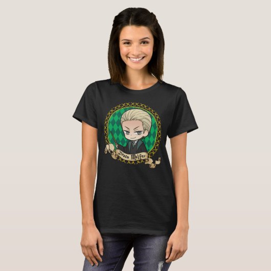Anime Draco Malfoy Portrait T-shirt (Voorkant volledig)