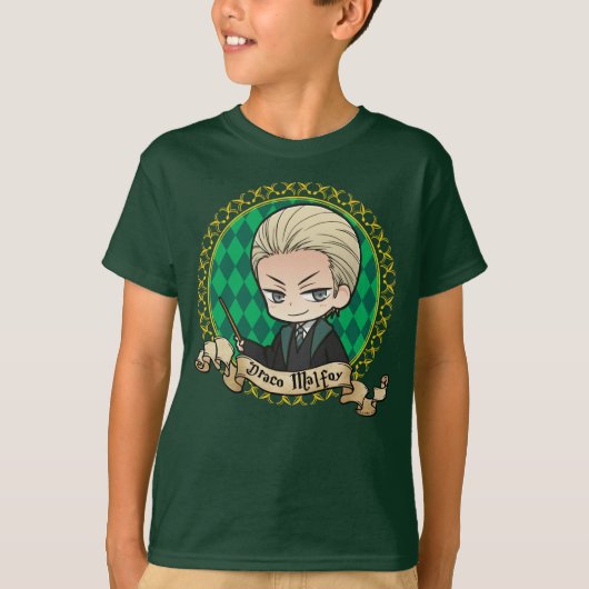 Anime Draco Malfoy Portrait T-shirt (Voorkant)