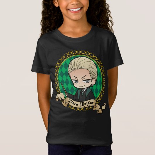 Anime Draco Malfoy Portrait T-shirt (Voorkant)
