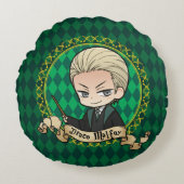 Anime Draco Malfoy Rond Kussen (Voorkant)