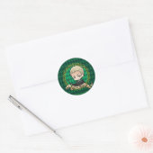 Anime Draco Malfoy Ronde Sticker (Envelop)