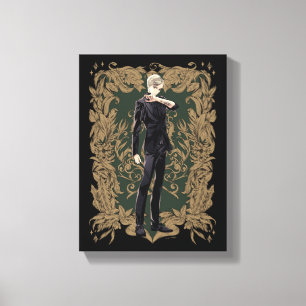 Anime Draco Malfoy Sierlijk Frame Canvas Afdruk