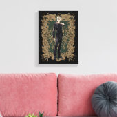 Anime Draco Malfoy Sierlijk Frame Canvas Afdruk (Insitu (Woonkamer))
