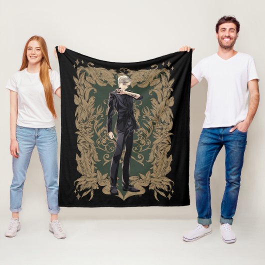 Anime Draco Malfoy Sierlijk Frame Fleece Deken (In situ)