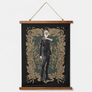Anime Draco Malfoy Sierlijke Lijst Hangend Wandkleed