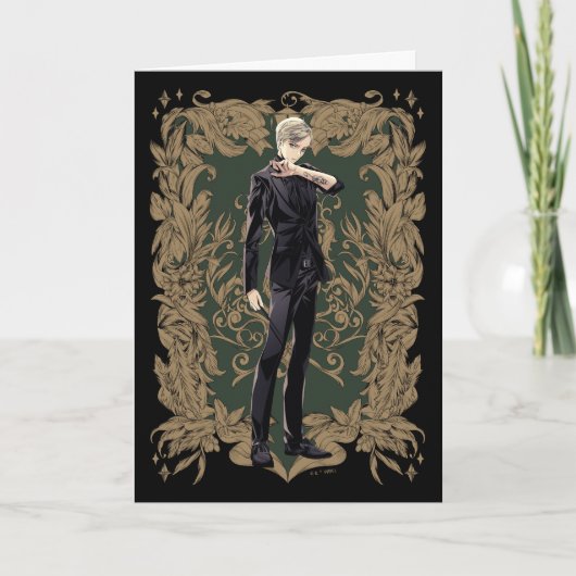 Anime Draco Malfoy Sierlijst Kaart (Voorkant)
