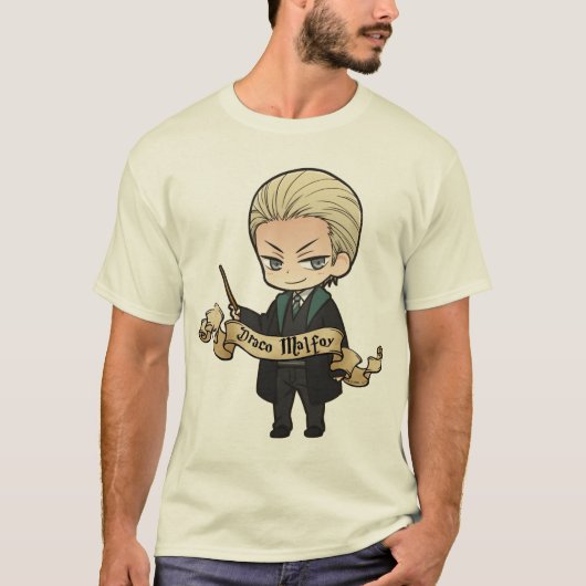 Anime Draco Malfoy T-shirt (Voorkant)