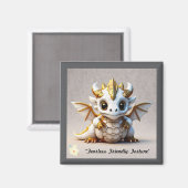 Anime Dragon Logo Magneet (Voorkant / Achterkant)