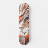 Anime Dragon/Meisje Schaats Deck Persoonlijk Skateboard (Voorkant)