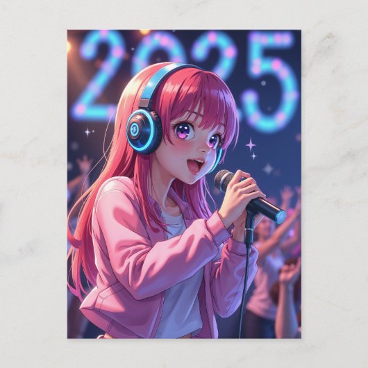 Anime Dreams 2025 Briefkaart (Voorkant)