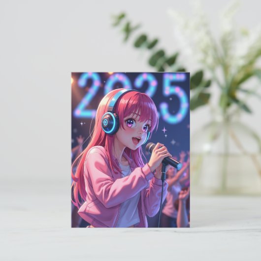 Anime Dreams 2025 Briefkaart (Staand voorkant)