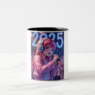Anime Dreams 2025 Tweekleurige Koffiemok