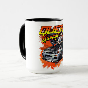 Anime Drift Mechanic Car - Garage Queen Art Mok