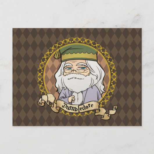 Anime Dumbledore Briefkaart (Voorkant)
