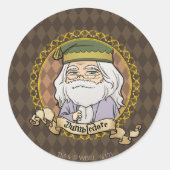 Anime Dumbledore Ronde Sticker (Voorkant)