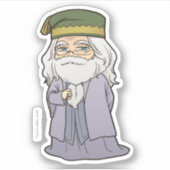Anime Dumbledore Sticker (Voorkant)