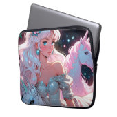 Anime Eenhoorn Laptop Sleeve (Voorkant Links)