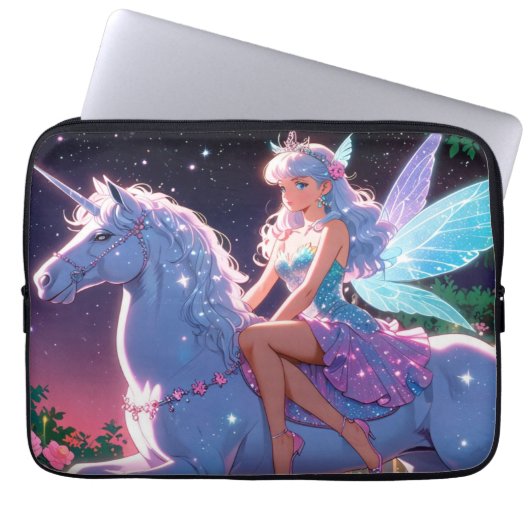 Anime Eenhoorn Laptop Sleeve (Voorkant)