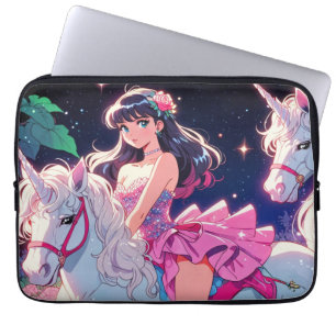 Anime Eenhoorn Laptop Sleeve