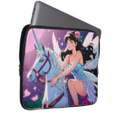 Anime Eenhoorn  Laptop Sleeve (Voorkant Rechts)