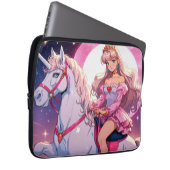 Anime Eenhoorn Laptop Sleeve (Voorkant Rechts)