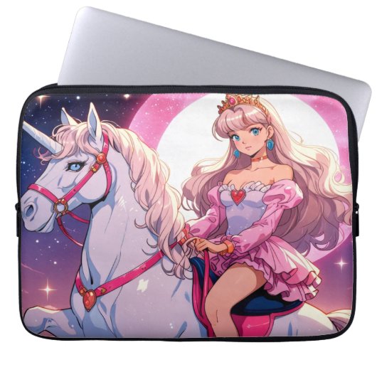 Anime Eenhoorn Laptop Sleeve (Voorkant)