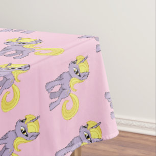 Anime Eenhoorn Roze Meisje Verjaardag Tafelkleed