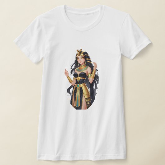 Anime Egyptian Pharaoh Queen – Majestic Royal T-shirt (Laagn)