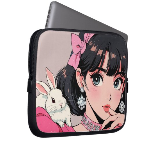 Anime Electronics Bag Laptop Sleeve (Voorkant Rechts)