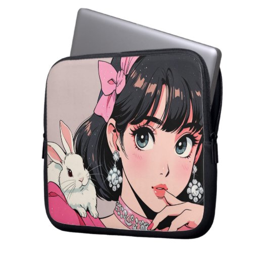 Anime Electronics Bag Laptop Sleeve (Voorkant Links)