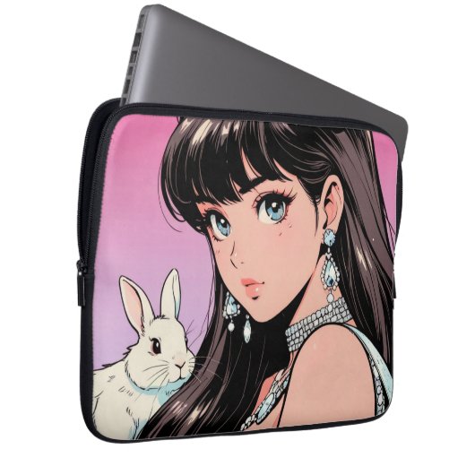 Anime Electronics Bag Laptop Sleeve (Voorkant Rechts)