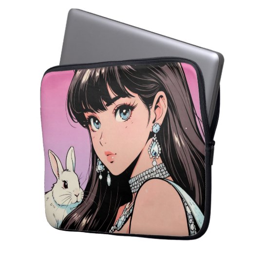 Anime Electronics Bag Laptop Sleeve (Voorkant Links)