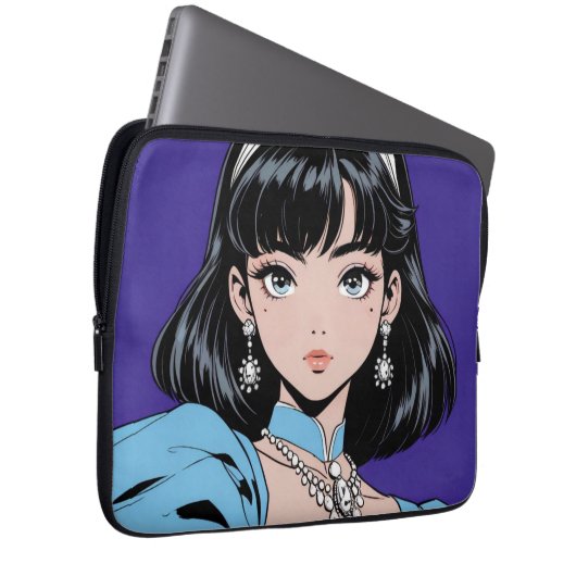 Anime Electronics Bag Laptop Sleeve (Voorkant Rechts)