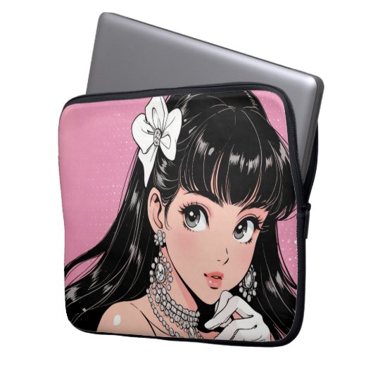 Anime Electronics Bag Laptop Sleeve (Voorkant Links)